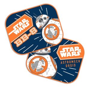 Protectores Solares Laterales 2 unid 44x35 cm STAR WARS BB8
