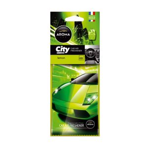 Ambientador para coche AROMA CAR CITY CARD LEMON