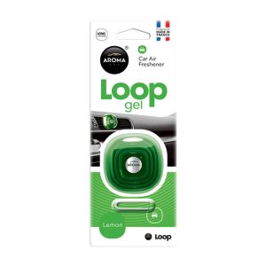 Ambientador gel para coche AROMA CAR LOOP - Lemon