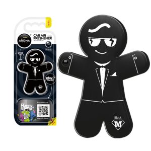 Ambientador para coche AROMA CAR MANNY - Black