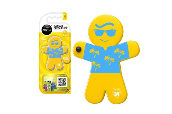 Ambientador para coche AROMA CAR MANNY - Vainilla