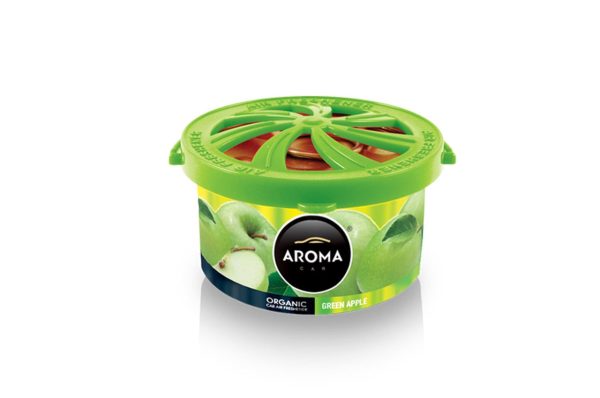 Ambientador para coche AROMA ORGANIC Green apple (Manzana verde)