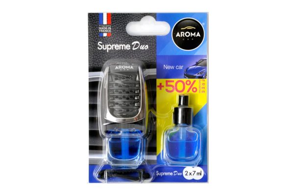 Ambientador para coche AROMA SUPREME DUO NEW CAR