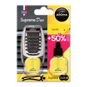 Ambientador para coche AROMA SUPREME DUO VANILIA (Vainilla)