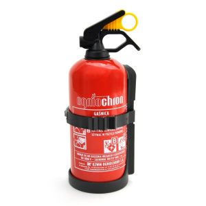 Extindor en polvo GP-1 "BC" con fijador de pared