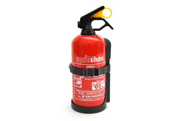 Extindor en polvo GP-1 "BC" con fijador de pared