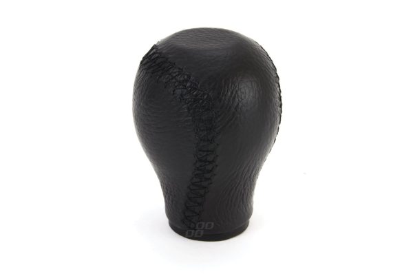 Pomo cambio de marchas de cuero estandard hilos negros