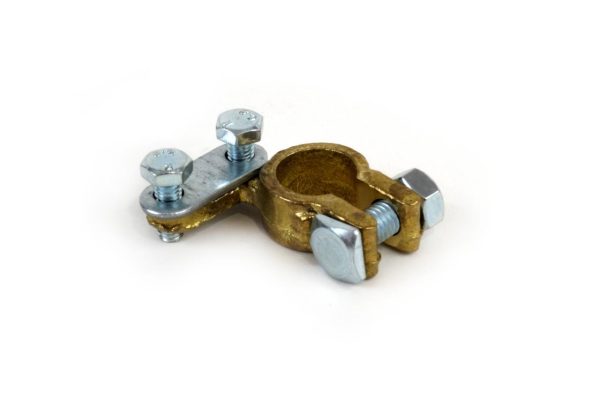 Terminal para batería de Bronce POSITIVO 600AMP, 1 unid.