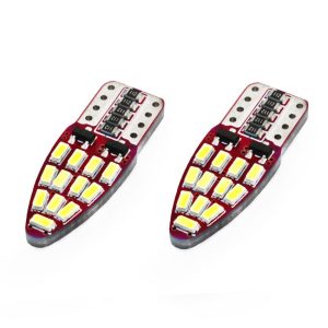 LED CANBUS 24SMD 3014 T10e (W5W) White 12V
