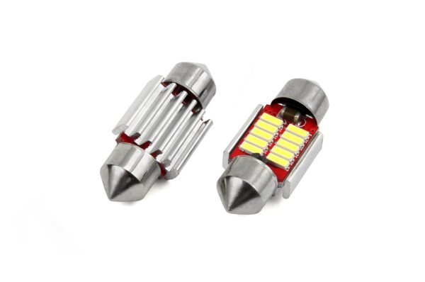 LED CANBUS 10smd 4014 Festoon 31mm White 12V/24V