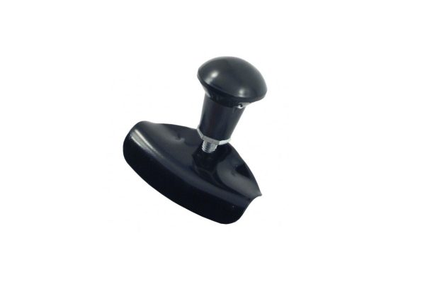 Pomo para volante, recto, negro