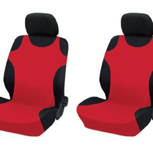 Covertor para asiento de coche "Shirts" rojo, 2 unid.