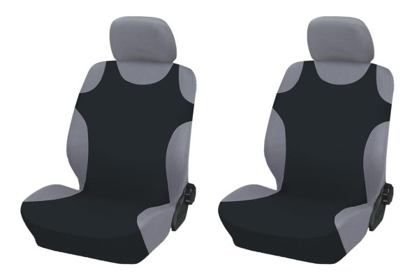 Covertor para asiento de coche "Shirts" negro, 2 unid.