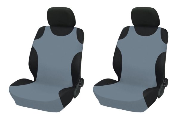 Covertor para asiento de coche "Shirts" gris, 2 unid.