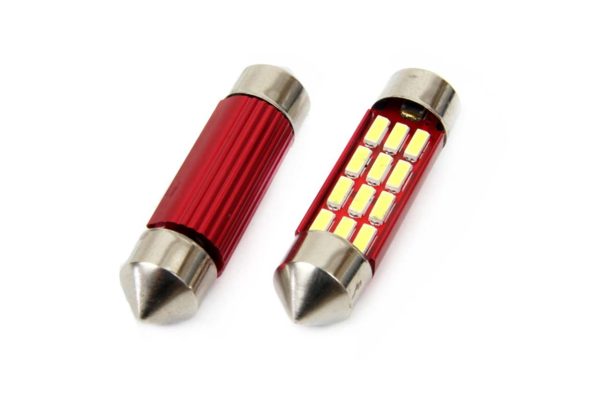 LED CANBUS 12SMD 4014 Festoon 36mm White 12V/24V
