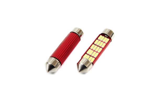 LED CANBUS 12SMD 4014 Festoon 41mm White 12V/24V