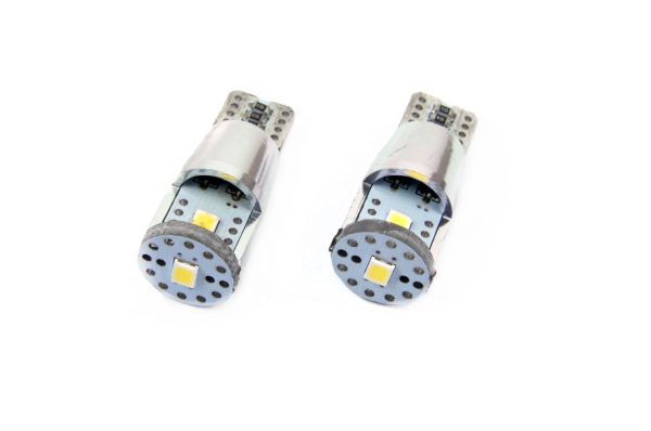LED CANBUS 3SMD 2835 T10e (W5W) ALU White 12V/24V