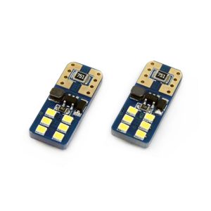 LED CANBUS 12SMD UltraBright 2016 T10e (W5W) White 12V/24V