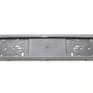 Marco Matrícula de coche LPF 002- Acero INOX pintada al CARBON