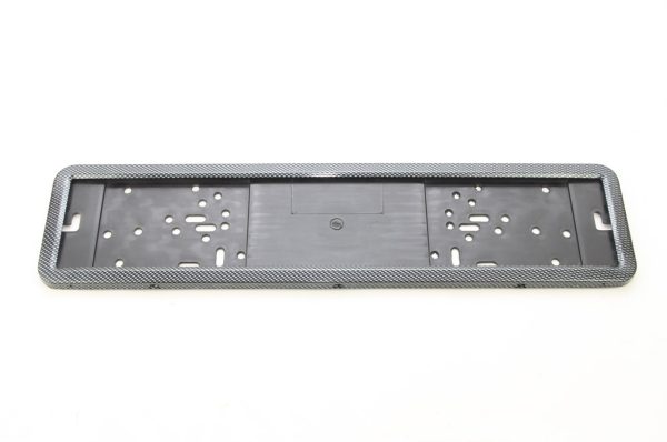 Marco Matrícula de coche LPF 002- Acero INOX pintada al CARBON