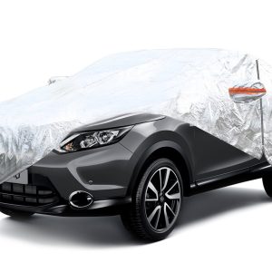 Cobertor reflectivo para coche, color ALUMINIO, con cierre, 120g algodón, talla: SUV/VAN L