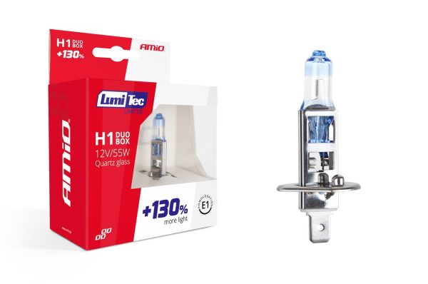 Kit halógenos LumiTec LIMITED +130% H1 12V 55W DUO BOX