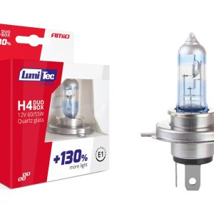 Kit halógenos LumiTec LIMITED +130% H4 12V 60/55W DUO BOX