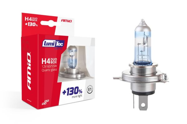 Kit halógenos LumiTec LIMITED +130% H4 12V 60/55W DUO BOX