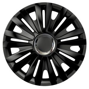 Juego 4 Tapacubos Royal RC negro