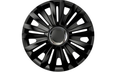 Juego 4 Tapacubos Royal RC negro