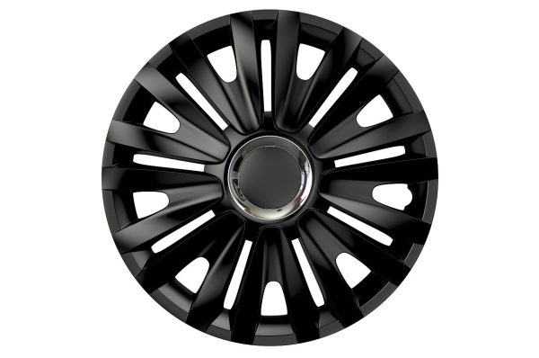 Juego 4 Tapacubos Royal RC negro