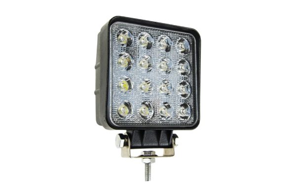 Lámpara de trabajo LED AWL05 EMC 108x108 48W FLAT 9-60V