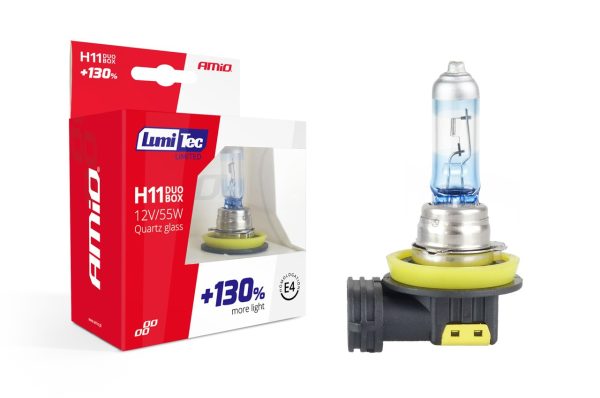 Kit halógenos LumiTec LIMITED +130% H11 12V 55W DUO BOX