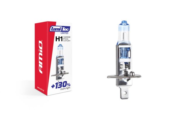 Bombilla halógena H1 12V 55W LumiTec LIMITED +130%
