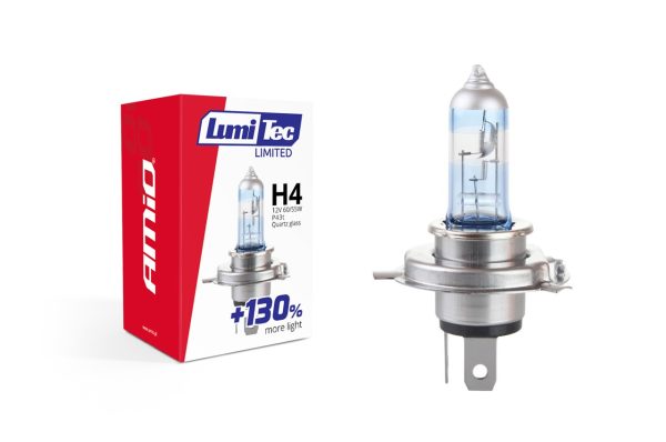 Bombilla halógena LumiTec LIMITED +130% H4 12V 60/55W