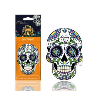 Ambientador para coche AROMA DIA DE LOS MUERTOS Gold Tatoo