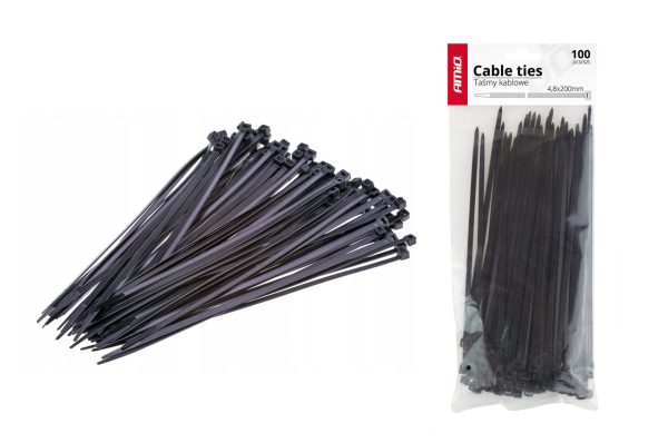 Brida plástica para cables 2,5x150mm - 100 unid.