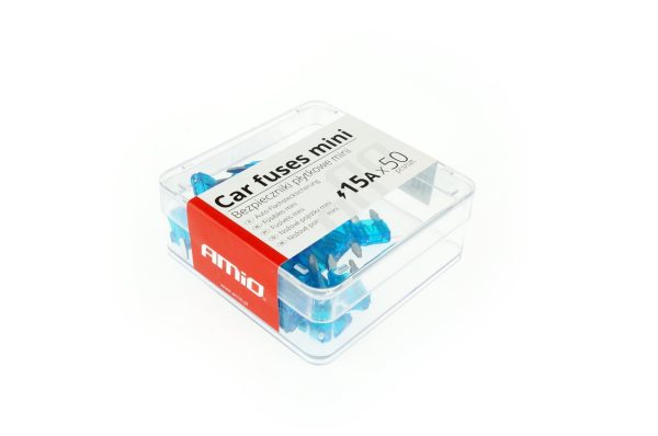 Fusibles MINI caja 50 unids 15A