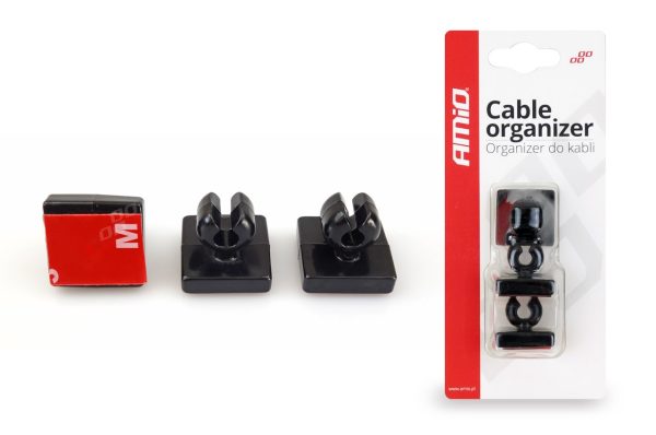 Clip, organizadores de cableado 3 unid- silicona