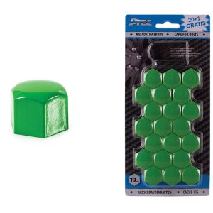 Tapones válvula para llanatas 19 mm- verde
