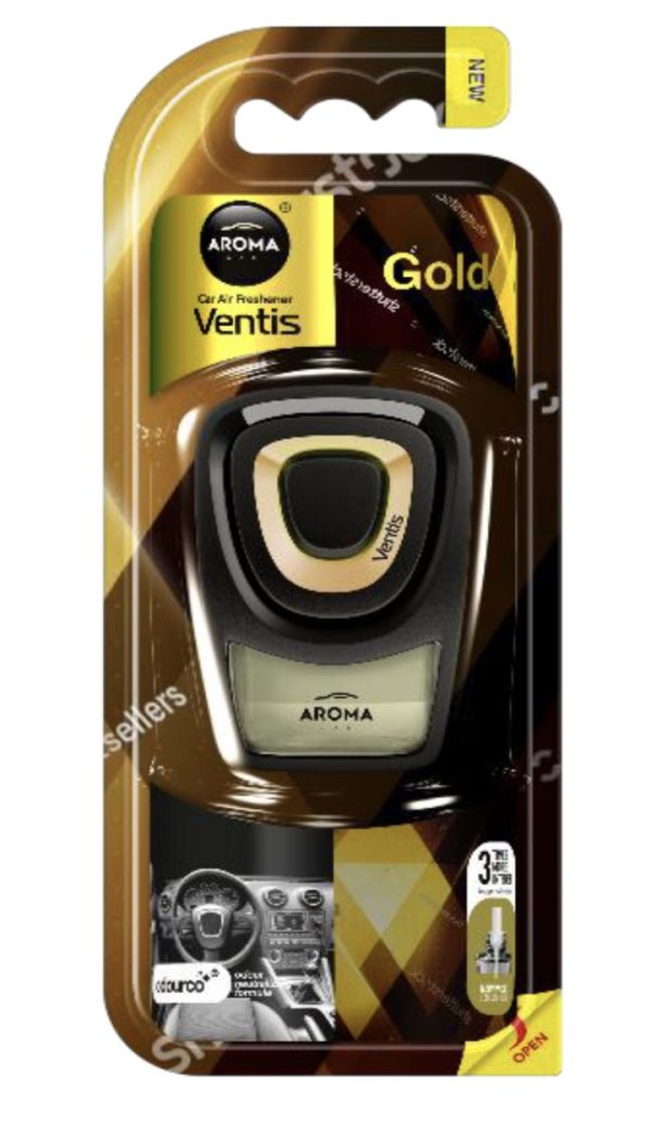 Ambientador para coche AROMA VENTIS GOLD