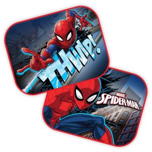 Protectores Solares Laterales 2 unid 44x35 cm SPIDER MAN