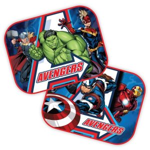 Protectores Solares Laterales 2 unid 44x35 cm AVENGERS