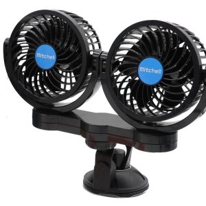 Ventilador 2xTURBO 4" 24V, con ventosa