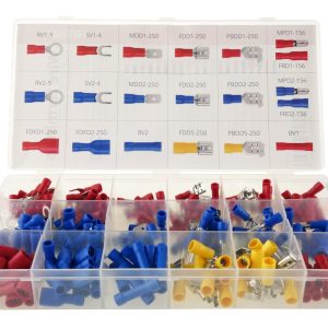 Terminales de cable caja 250 unid. MIX