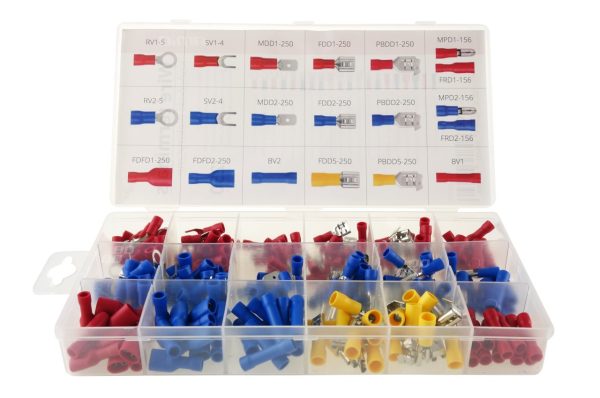 Terminales de cable caja 250 unid. MIX