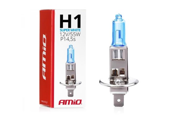 Bombilla halógena H1 12V 55W Super White