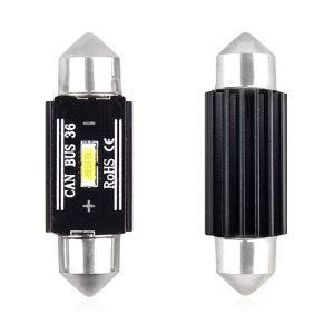 LED CANBUS 1 SMD UltraBright 1860 Festoon 36mm White 12V/24V
