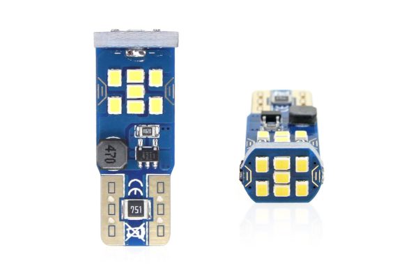 LED CANBUS 21SMD UltraBright 2016 T10 W5W White 12V/24V