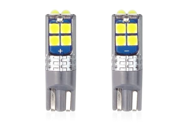 LED CANBUS 10SMD 3030 T10 W5W White 12V/24V